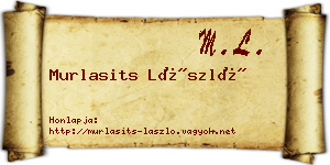 Murlasits László névjegykártya